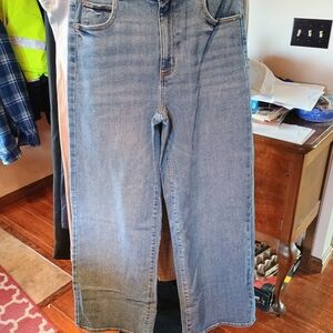 Well Worn Light Blue Flare Jeans